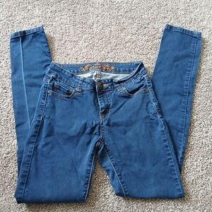 ​Wax Jean "Butt I Love You" Push Up Skinny Jeans Dark Wash Size 5